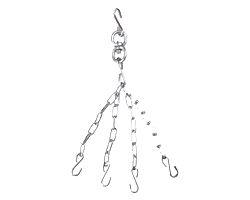 B277-Chain & Swivel Assy 4-Snaps, Heavy Bag