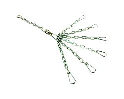 B278-Chain & Swivel Assy 6-Snaps, Heavy Bag