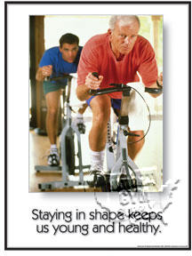 GP320-Poster "young and healthy" 24" x 18"