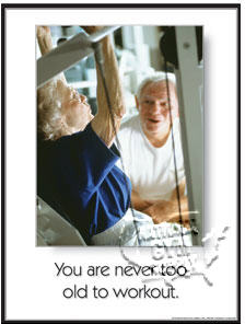 GP340-Poster "never too old" 24" x 18"