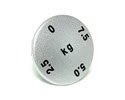 LFS649-Selector Knob Cap - 2.5 KG Silver