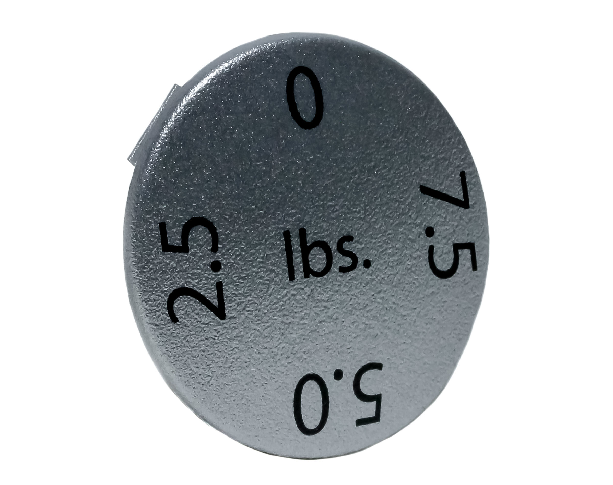 LFS889-FZ Selector Knob Cap - 2.5 Lbs Silver