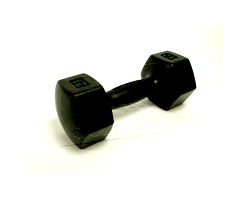 MCIRD12-Discontinued, Rubber Hex Dumbbell 12 Lbs