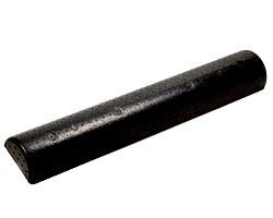 MF053-Foam Roller, Blk, Half Round, 6"Dx36"L