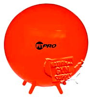 MT009-Ball with legs 75 cm Red