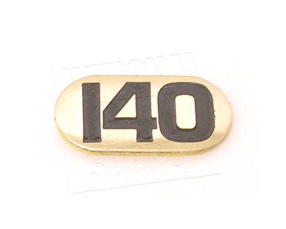 Number Plate, Iron Dbs 140 Lbs - Click for larger picture