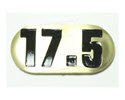 NBR17.5-Number Plate, Iron DBs 17.5 lbs