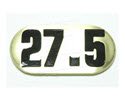 NBR27.5-Number Plate, Iron DBs 27.5 lbs