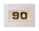 NBRR90-Number Plate,Rubber DBs  90 Lbs