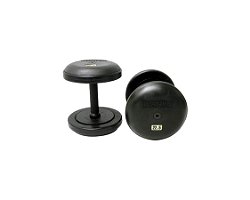 RUB-EPR-100-Dumbbells,Rubber Coated,100 Lbs. 