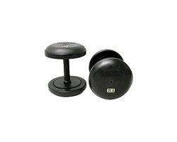 RUB-EPR-95-Dumbbells, Rubber Coated, 95 Lbs