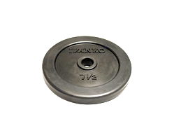 RUB7.5-Dumbbell Plate,Rubber Encased, 7.5 Lbs