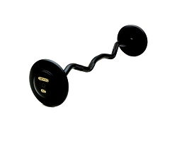 IFBR2B-20EZ-Fixed Barbell, 20lb EZ-Curl Bar