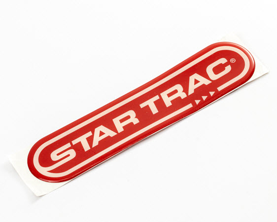 ST10458-STICKER, STAR TRAC, DECO, 45MMX191MM